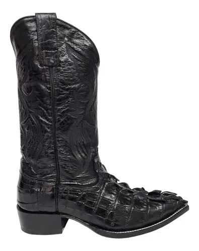 Botas De Cocodrilo Cuadra Negra MercadoLibre