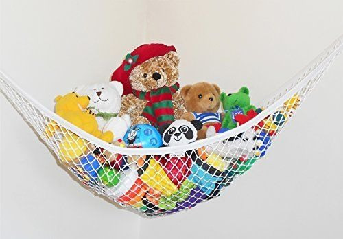Imagen 2 de 5 de 1pcs Niños Juguete Hamaca Red Organizador Peluches Colgantes