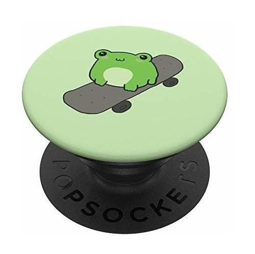 Cute Frog En Skateboard - Kawaii Rana Estética 3rlr3