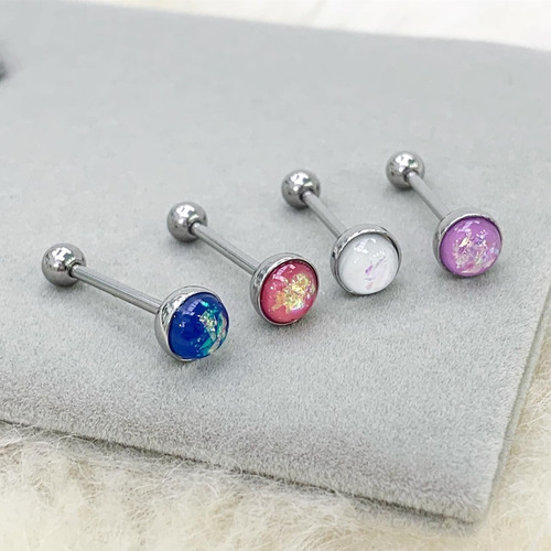 Piercing Barbell Lengua Glitter  Piercing Argentina ®