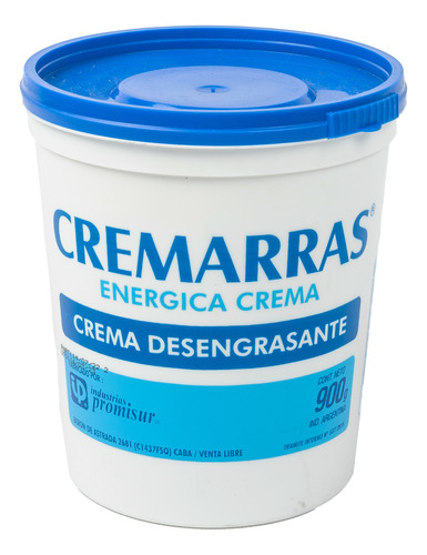 Crema Pasta Limpia Manos 900gr Cremarras