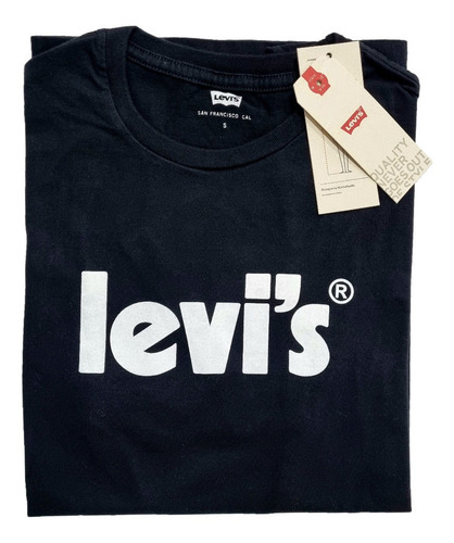 Remera Levi's Graphic Set In Neck Poster Logo Black