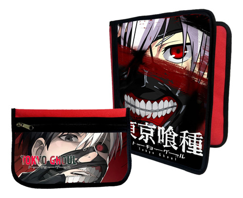 Combo Carpeta + Cartuchera Tokyo Ghoul #261