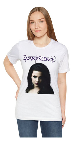 Rnm-0051 Polera Evanescence Amy Lee (7 Colores A Eleccion)