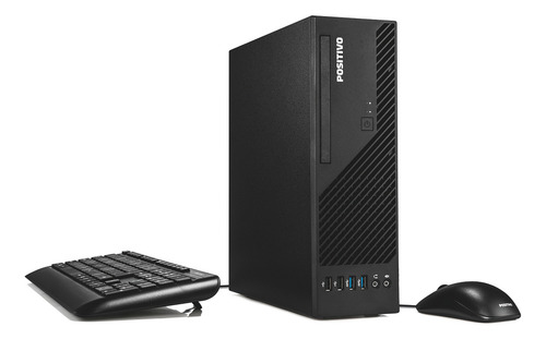 Computador Positivo Master D4300 Amd® Ryzen 5-4600g Linux 8gb Ram 256gb Ssd - Preto