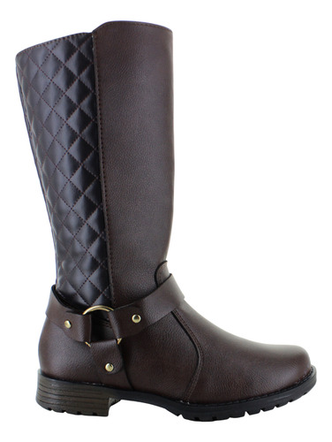 Tropicana Bota Alta Moda Campera Ajuste Cinturon Niña 91605