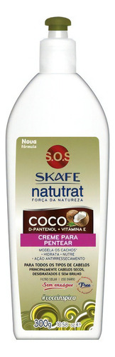 Creme Pentear Natutrat Sos Forca Da Natureza Coco 300g