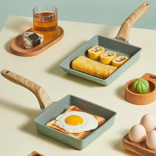 Sartén Antiadherente Para Tortilla Japonesa Con Mango De Mad