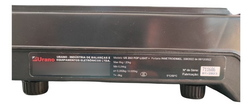 Báscula Uranus Pop-z de 20 kg con sello negro