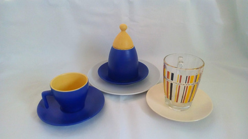 Imagen 2 de 2 de Platos Tazas Y Azucarera Para Dos