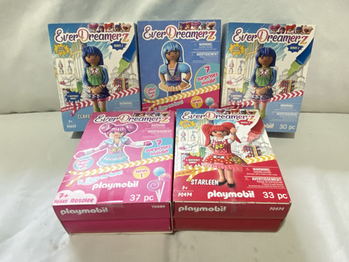 Pack De 5 Playmobil Ever Dreamerz Serie 1 Y 2 (Usado)
