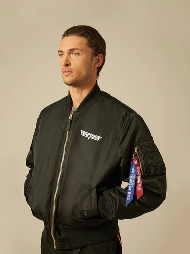 Campera Bombardera Alpha Industries X Top Gun Ma-1