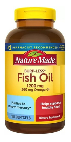 Omega 3 Americano Nature Made - Unidad a $799