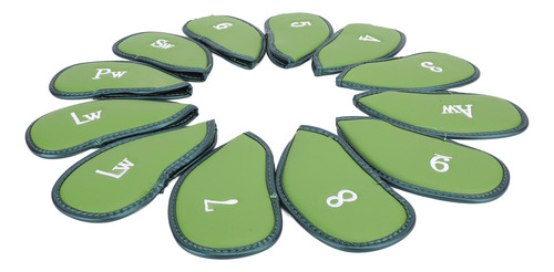 Juego De 12 Fundas Iron Cover, Números, Cabeza Protectora Su