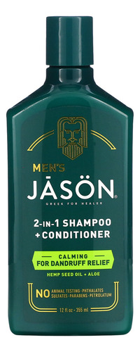 Jason Natural, Champú Y Acondicionador 2 En 1 Para Hombres,