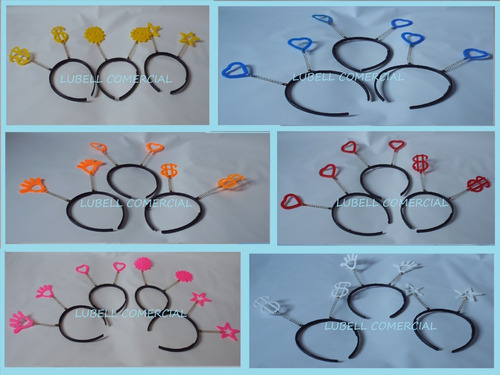 Imagem 2 de 4 de Kit 100 Pulseiras Neon + 10 Tiaras + 25 Óculos + 15 Gravatas