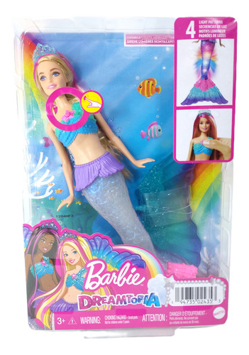 Barbie Sirena Twinkle Lights Mermaid - Dreamtopia Muñeca (Usado)