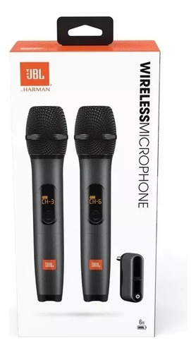 Microfonos Jbl Inalambricos Wirelessmicrophone 6h Playtime