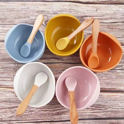 Imagen 3 de 3 de Set Alimentación Bowl + Cuchara Mostaza