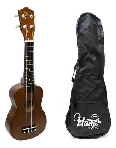 Ukelele Soprano Chocolate Con Funda Hana - Musicstore