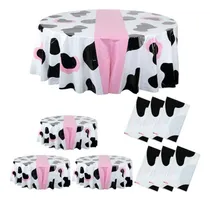 Comprar Manteles Desechables De Vaca 12 Pcs 84  Para Fiestas Y Picni