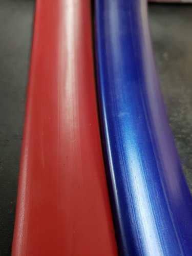 Moldura Protector De Paragolpes Roja-azul Universal 36x6mm 