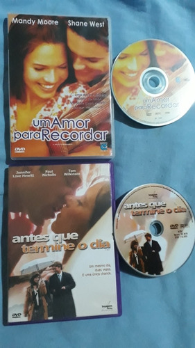 Dvd Um Amor Para Recordar + Antes Que Termine O Dia A2