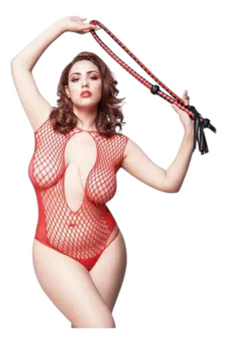 Talla Extra Bodystocking Bodysuit De Red Lencería Sexy 