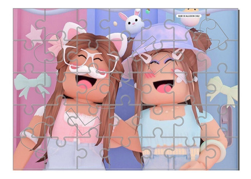 Puzzle Rompecabezas Roblox Niñas Dia Del Niño D1
