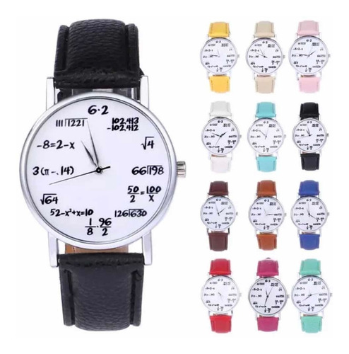 Imagen 3 de 4 de Reloj Álgebra Matemático Nerd Regreso Clases Mayoreo