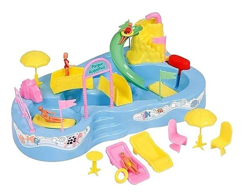 Parque Acuático Juego De Agua Con Muñecas Home Play Lionels