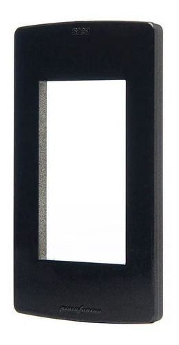 Imagen 2 de 3 de Llave De Luz Sica - Tapa Para 4 Módulos - Grafito - Mignon