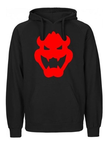 Imagen 1 de 1 de Sudadera Bowser Mario Bros Hoodie Gamer Hombre Mujer