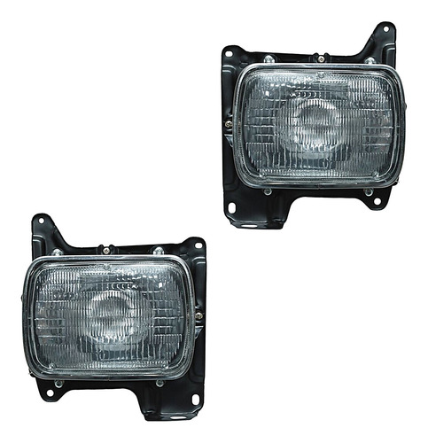 Par Faros C/base C/unidad Sellada Nissan D21 94-08 Generica