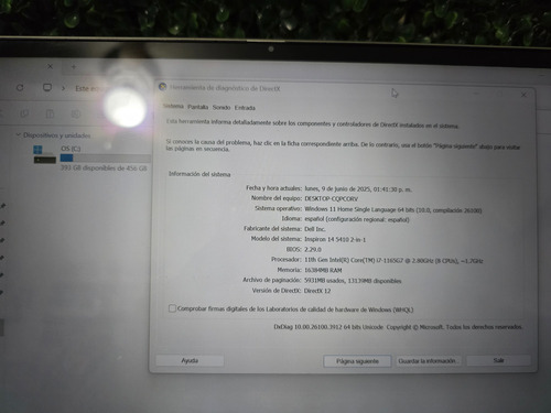 Laptop Touch Dell Inspiron 5410 Core I7 512gb Ssd 16gb Ram (Usado)