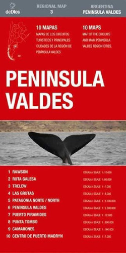 Libro - Guia Mapa - Peninsula Valdes, De Julián De Dios. Ed