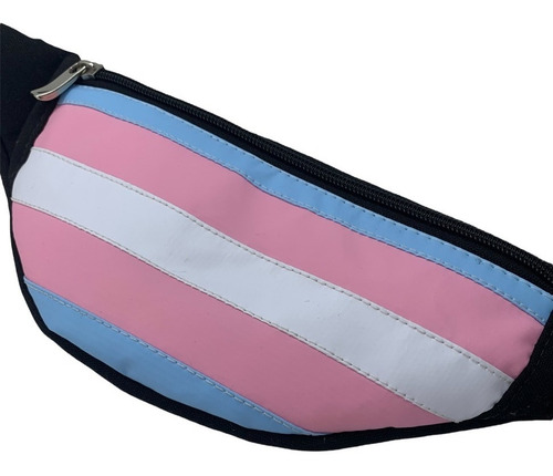Imagem 3 de 5 de Pochete Esporte Transversal Trans | Linha Pride Lgbtqia+