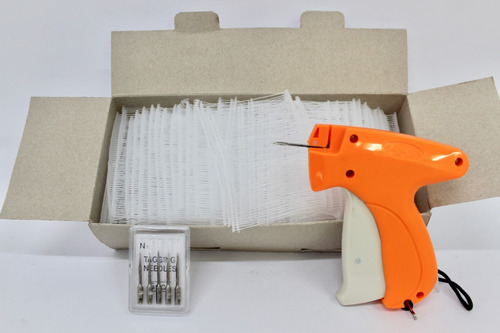 Imagen 1 de 7 de Pistola Etiquetadora + 15000 Plastiflechas 65mm + 5 Agujas