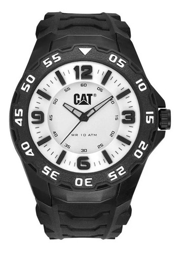 Reloj Pulsera Caterpillar Cat Motion Malla Caucho 100mts