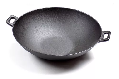 Sartén wok de hierro fundido para inducción 35.5cm / 5.8L Victoria