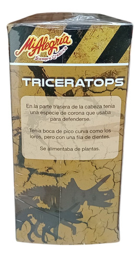 Dinosaurio Triceratops Esqueleto Armable Y Su Bebe Jurásico
