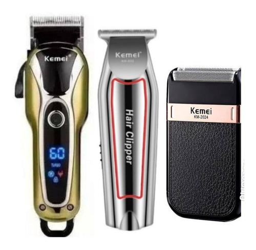 Kemei 1990 Maquina Corte Cabelo Sem Fio Km 032 Shaver 2024