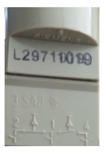 Selectora Siemens 0/1 Dos Posiciones, Mod 3sa8, Con Cable