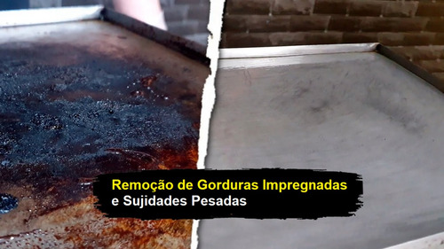Imagem 3 de 7 de Litros Limpa Chapas Coifas Fritadeiras 4 Galões De 5lt