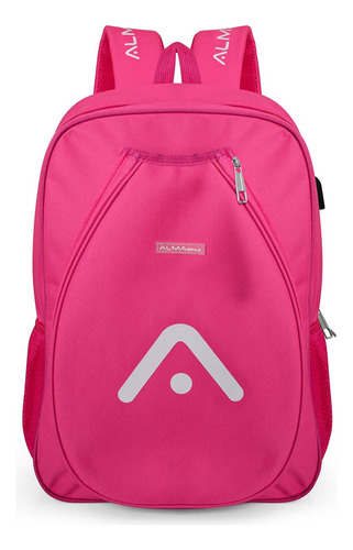 Mochila Raqueteira Beach Tennis Rosa Alma Genius