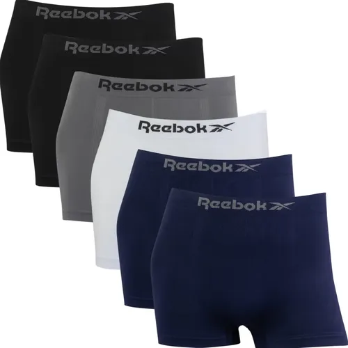 Kit 6 Cuecas Reebok Boxer Microfibra Classic Masculina