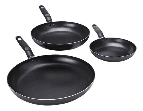 Imagen 1 de 7 de Juego 3 Sartenes T-fal 20 24 Y 30cm Combo Sartén *oferta*
