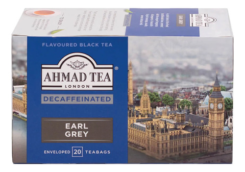 11497 Te Ahmad Earl Grey Decaffeinated  Tea Caja X 20 Sobres