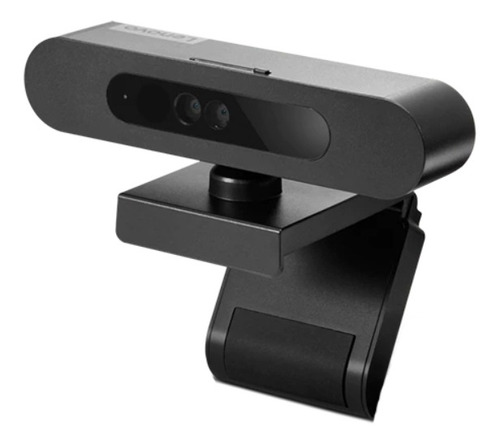Imagen 2 de 4 de Cámara web Lenovo FHD 500 Full HD color negro