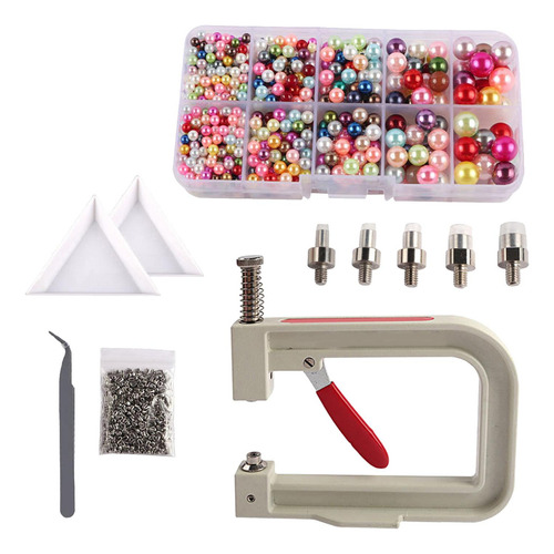 Ferramenta De Fixação Manual De Pérolas, Multicolorido